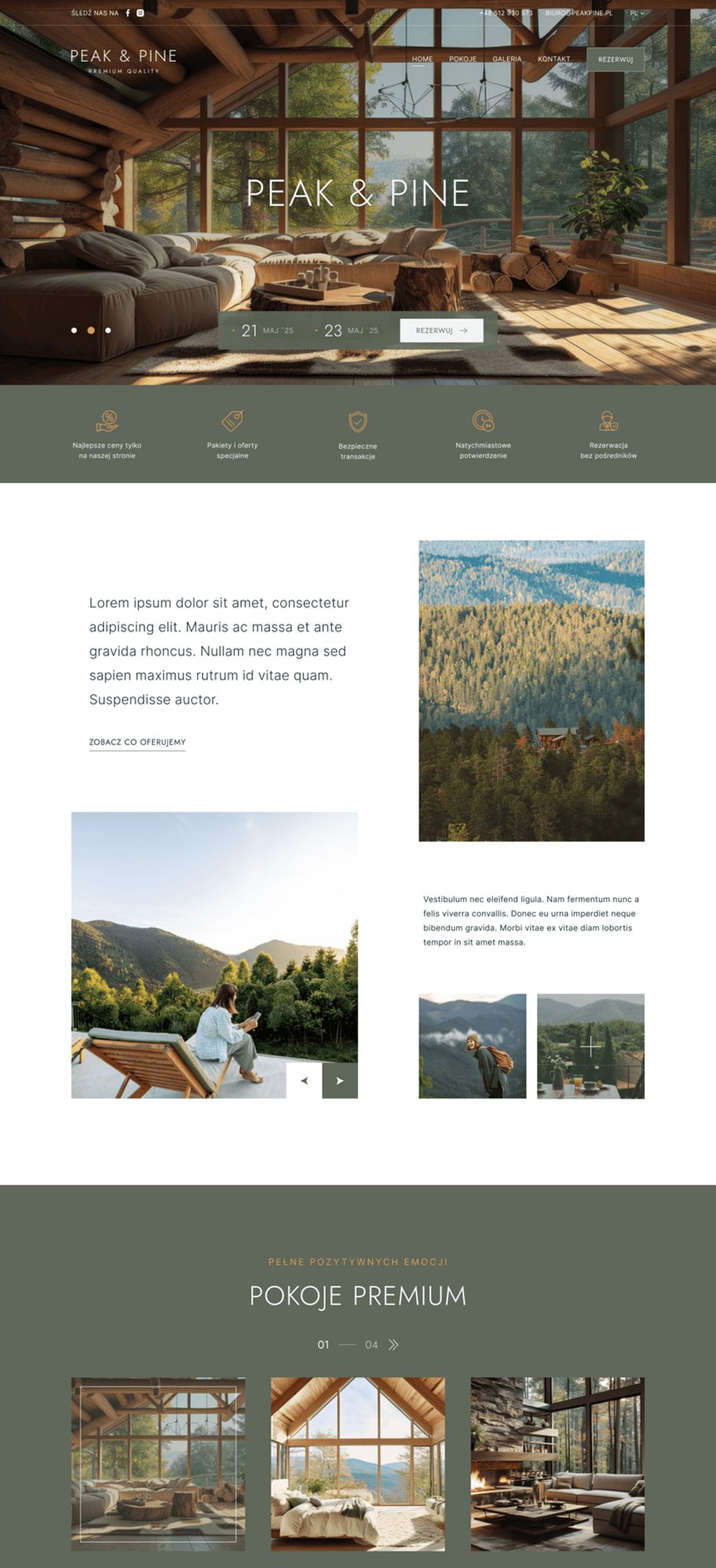 strony stylowe góry